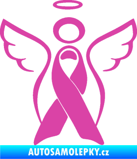 Samolepka Památeční andělíček memory růžová