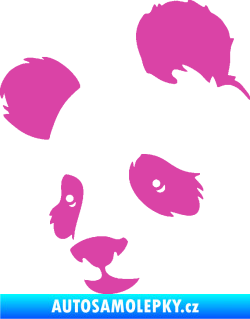 Samolepka Panda 004 levá růžová