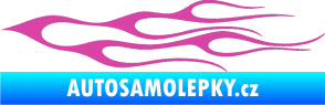 Samolepka Plameny 021 růžová