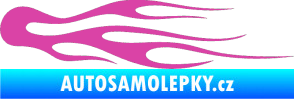 Samolepka Plameny 026 růžová