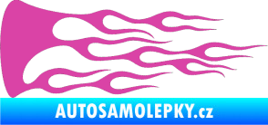Samolepka Plameny 039 růžová