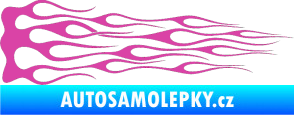 Samolepka Plameny 046 růžová