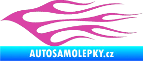 Samolepka Plameny 049 růžová