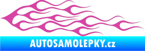 Samolepka Plameny 052 růžová