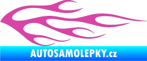 Samolepka Plameny 058 růžová