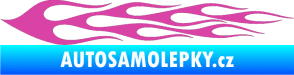 Samolepka Plameny 061 růžová