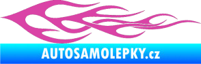 Samolepka Plameny 062 růžová