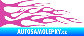 Samolepka Plameny 072 růžová