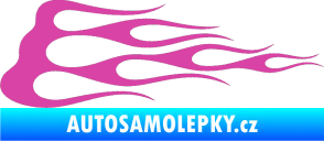 Samolepka Plameny 074 růžová