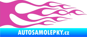 Samolepka Plameny 086 růžová