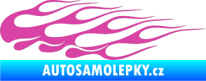 Samolepka Plameny 091 růžová