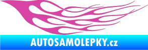 Samolepka Plameny 097 růžová