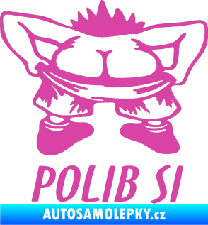 Samolepka Polib si růžová
