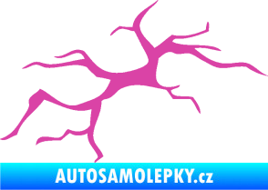 Samolepka Prasklina 001 růžová