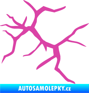Samolepka Prasklina 007 růžová