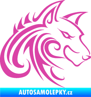 Samolepka Predator tattoo 001 pravá růžová
