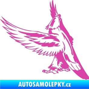 Samolepka Predators 054 levá orel růžová