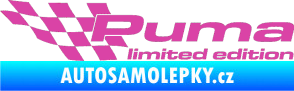 Samolepka Puma limited edition levá růžová