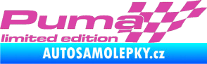 Samolepka Puma limited edition pravá růžová