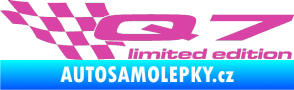 Samolepka Q7 limited edition levá růžová