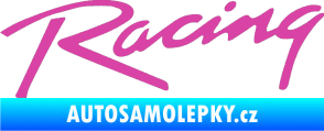 Samolepka Racing 003 růžová