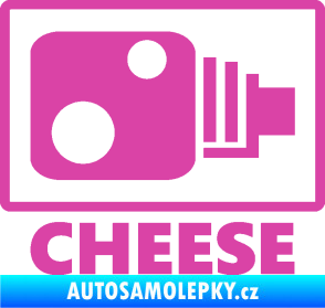 Samolepka Radar cheese růžová