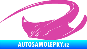 Samolepka Rejnok 002 levá růžová