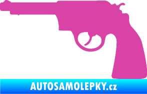 Samolepka Revolver 002 levá růžová