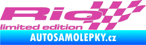 Samolepka Rio limited edition pravá růžová