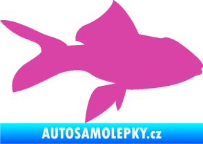 Samolepka Ryba 002 pravá růžová