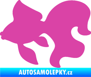 Samolepka Ryba 019 levá závojnatka růžová