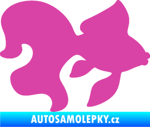 Samolepka Ryba 019 pravá závojnatka růžová