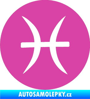 Samolepka Ryby 001 - horoskop růžová