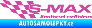 Samolepka S-MAX limited edition levá růžová