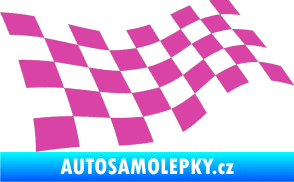 Samolepka Šachovnice 013 růžová