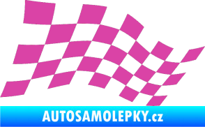 Samolepka Šachovnice 015 růžová