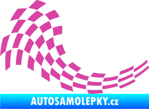 Samolepka Šachovnice 027 růžová