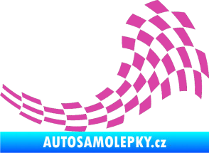 Samolepka Šachovnice 028 růžová