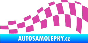 Samolepka Šachovnice 045 růžová