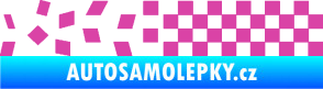 Samolepka Šachovnice 081 růžová