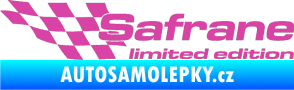 Samolepka Safrane limited edition levá růžová