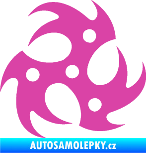 Samolepka Samolepka na víčko od nádrže 005 růžová