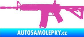 Samolepka Samopal 004 levá růžová