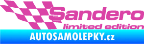 Samolepka Sandero limited edition levá růžová