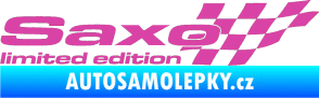 Samolepka Saxo limited edition pravá růžová