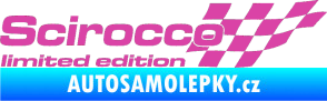 Samolepka Scirocco limited edition pravá růžová