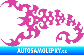 Samolepka Štír 015 levá růžová