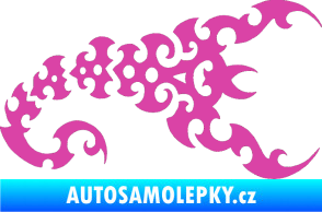 Samolepka Štír 015 pravá růžová