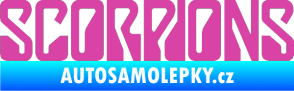 Samolepka Scorpions růžová