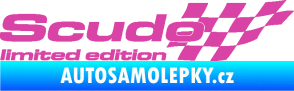 Samolepka Scudo limited edition pravá růžová